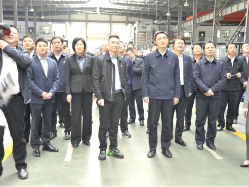 江西省委常委、南昌市委書記李紅軍視察金虎集團